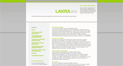 Desktop Screenshot of lakra.biz